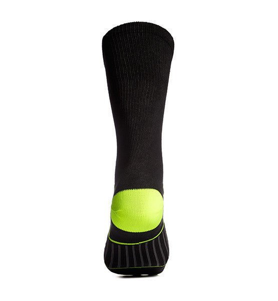 VaporActive Performance Crew Socks 2-Pack | Hi Vis Green / Black Socks MISSION   
