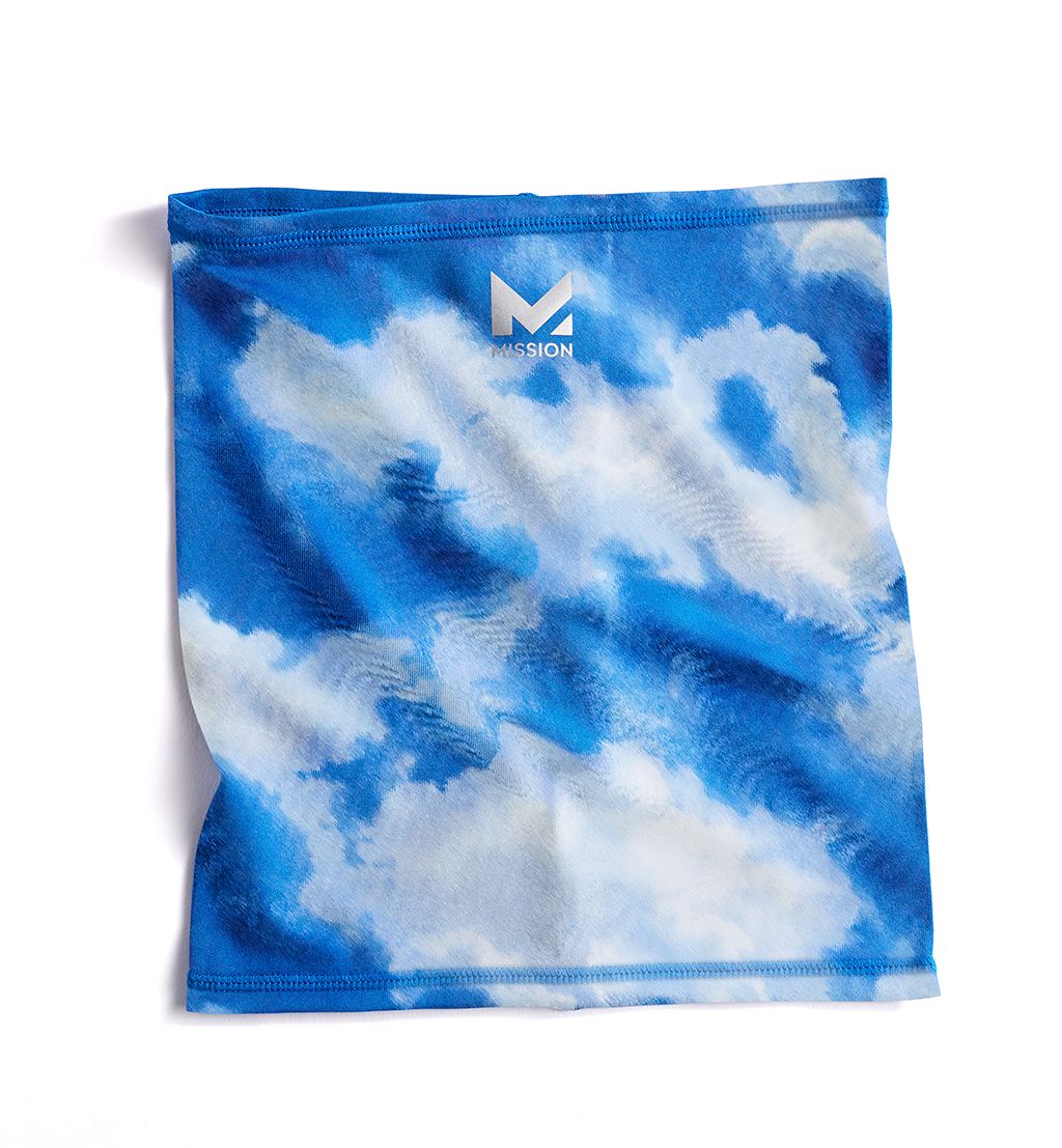 Youth Cooling Compact 6-in-1 Gaiter Neck Gaiters MISSION One Size Cloud Lapis Blue 