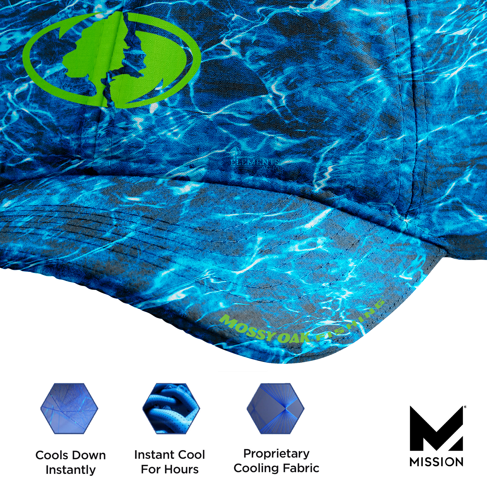 Mossy Oak Cooling Performance Hat Caps MISSION   