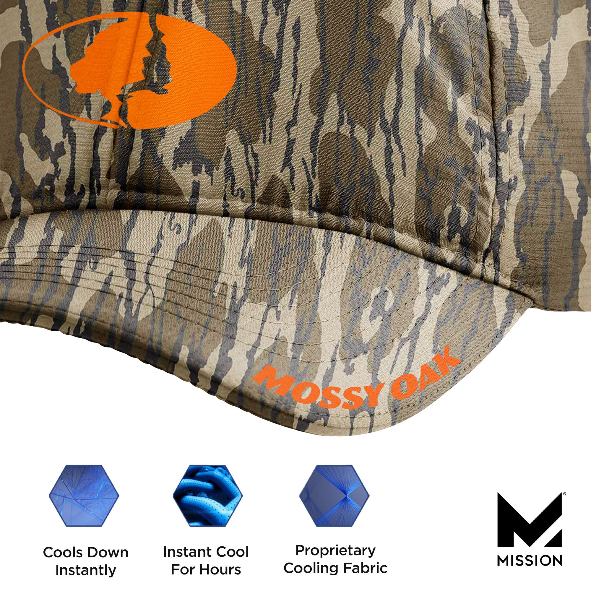 Mossy Oak Cooling Performance Hat Caps MISSION   