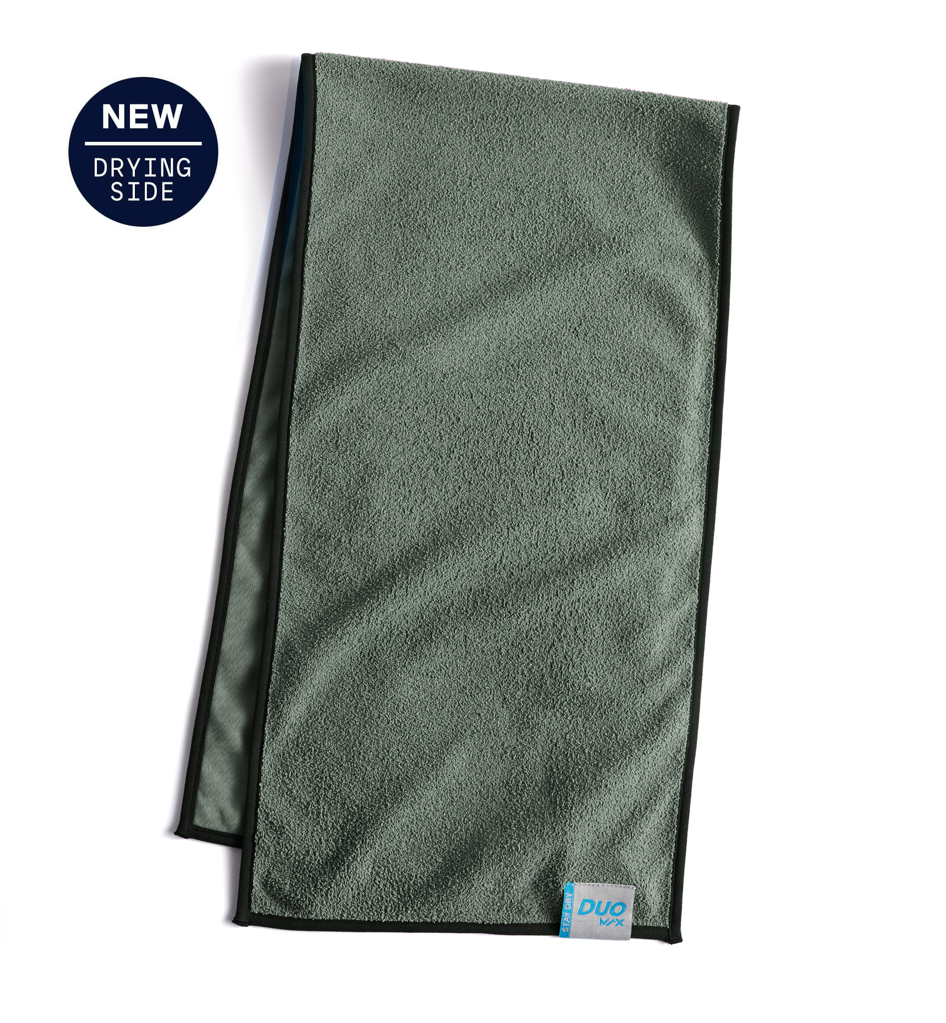 Dual Action Cooling & Drying Towel Towels MISSION One Size Bronze Green / Black 