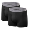Performance Jersey Boxer Brief (2pack) Boxer Briefs MISSION S Black / Black 
