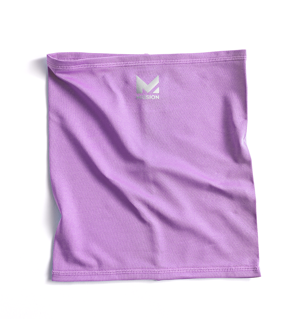 Youth Cooling Compact 6-in-1 Gaiter Neck Gaiters MISSION One Size Lavendar 