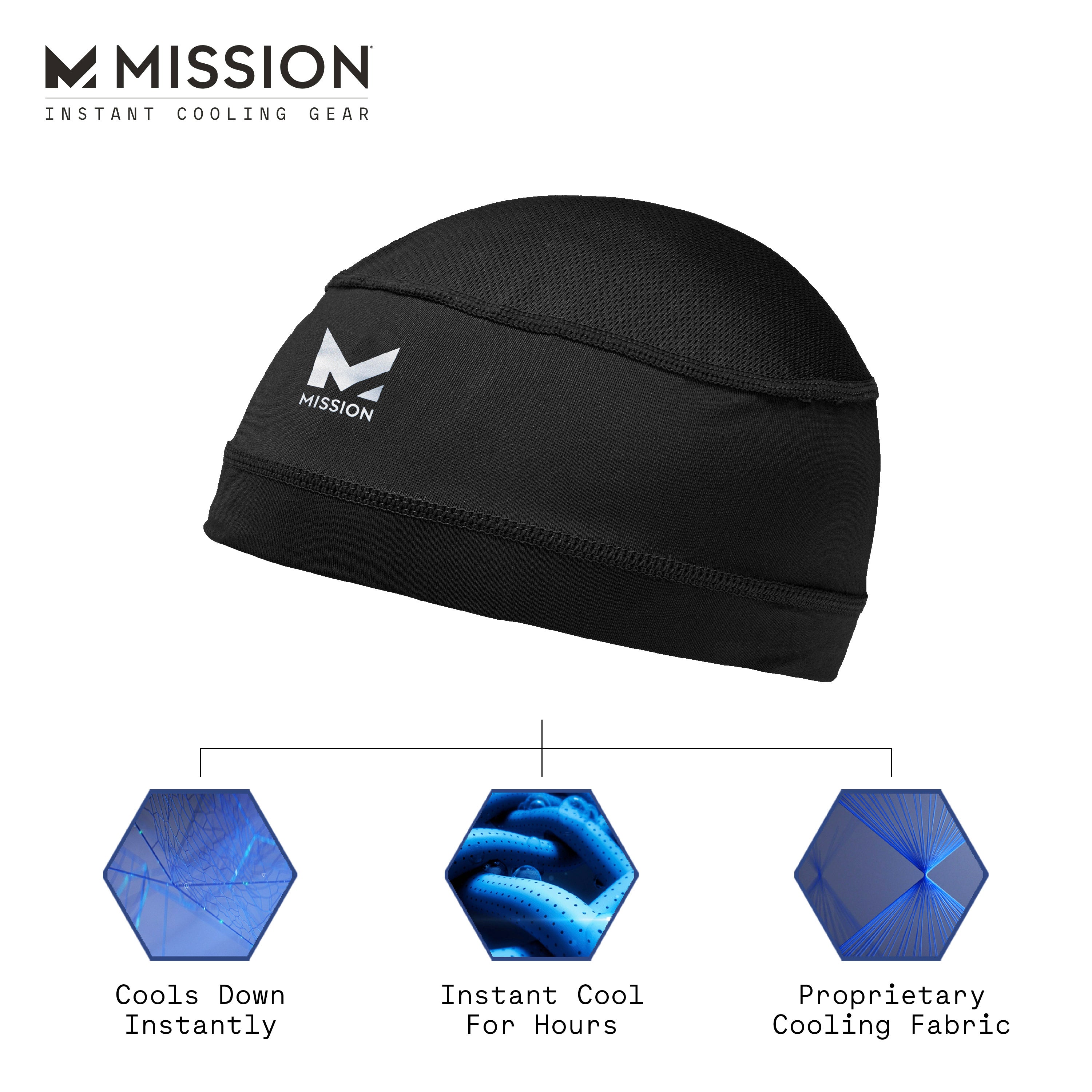 Cooling Helmet Liner Caps MISSION   