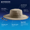 Cooling Boonie Hat Wide Brim Hats MISSION   
