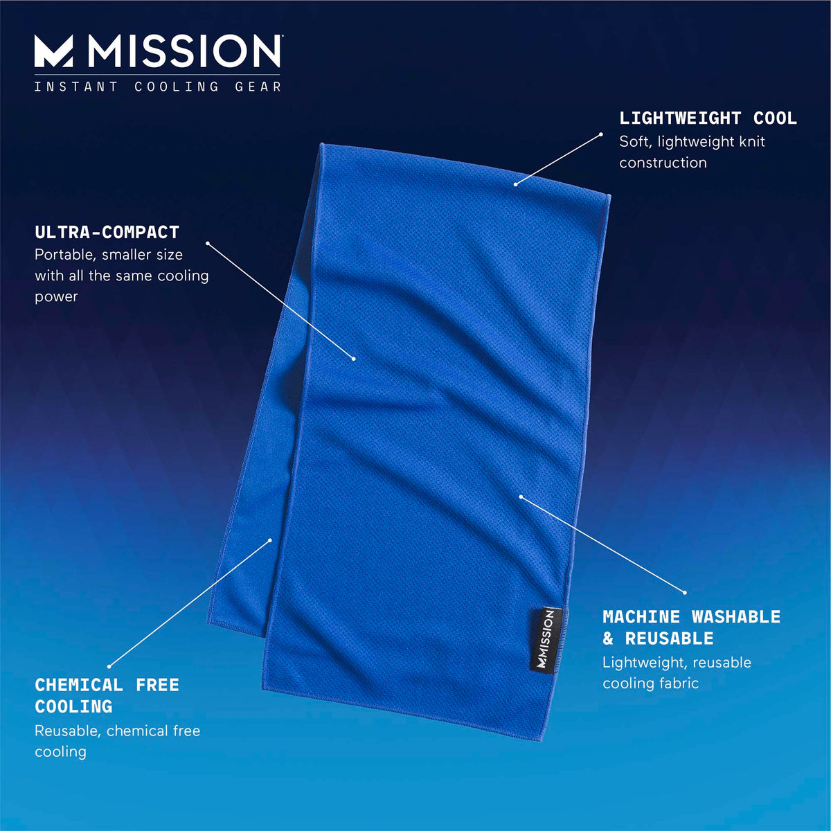 Cooling Towels Performance Accessories MISSION