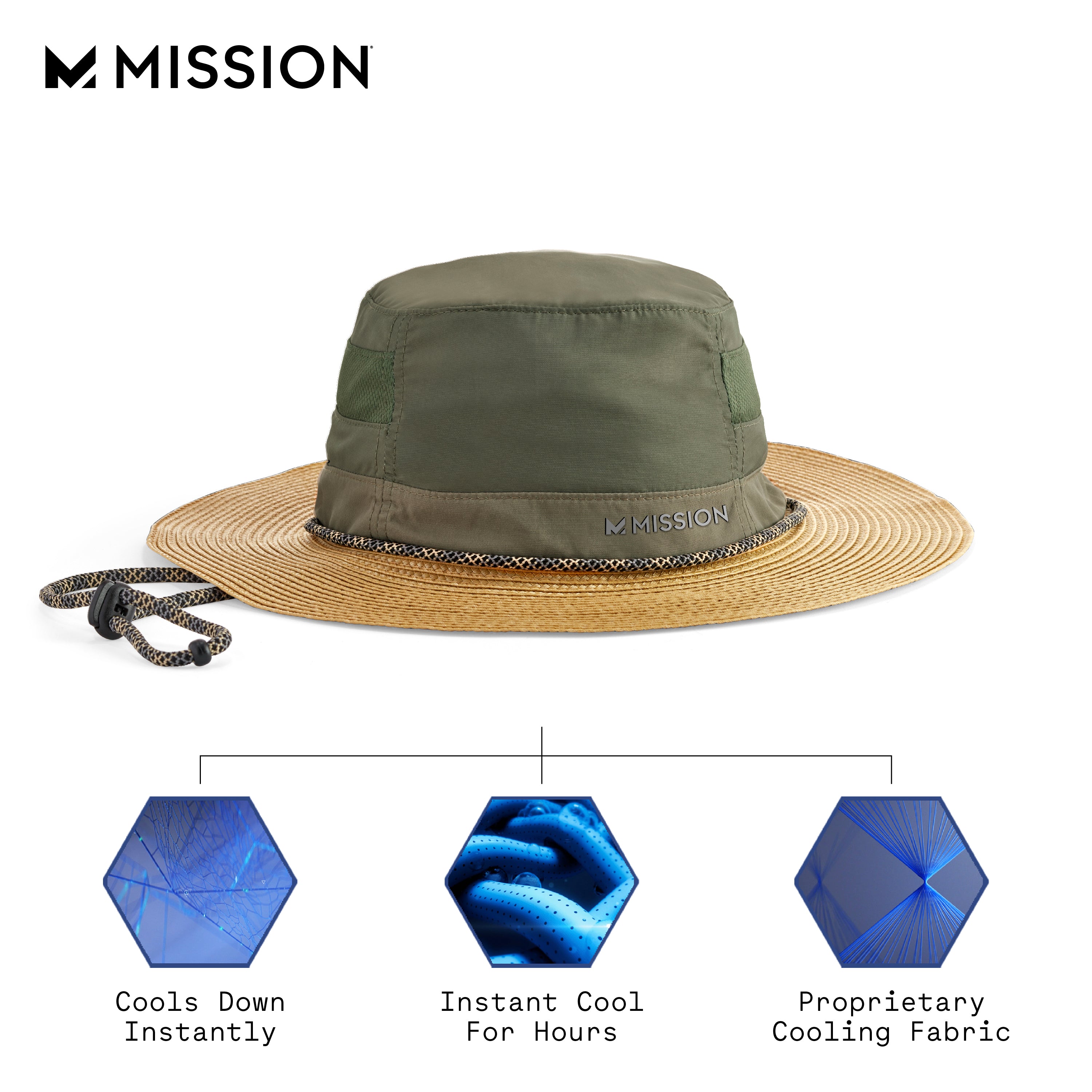 Cooling Adventure Hat Wide Brim Hats MISSION   