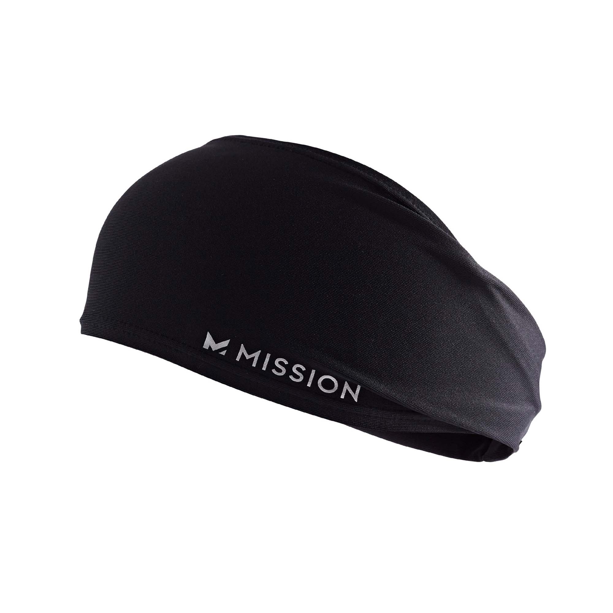 Cooling Tapered Headband Headbands MISSION One Size Black 