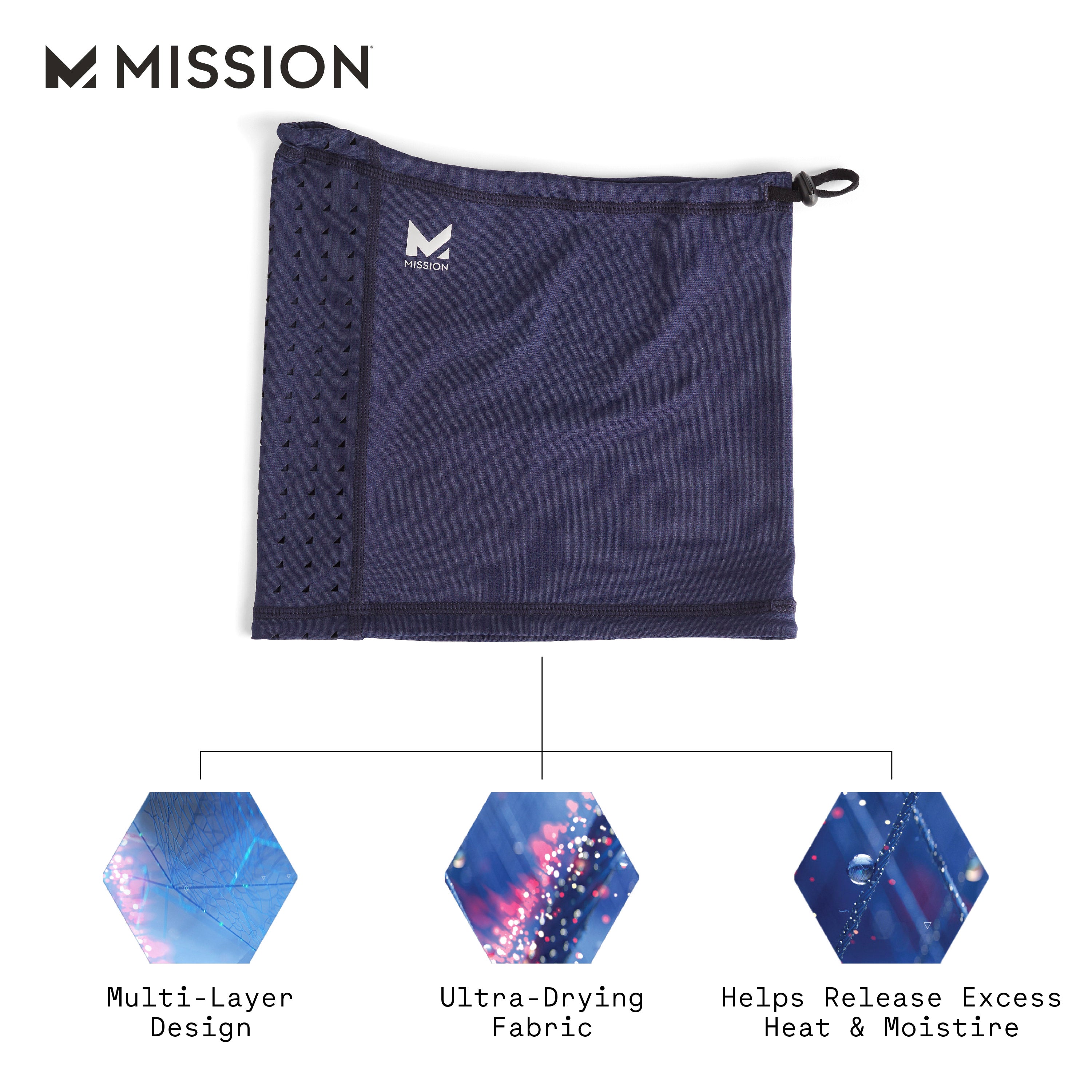 All-Season Adjustable Neck Gaiter Neck Gaiters MISSION   