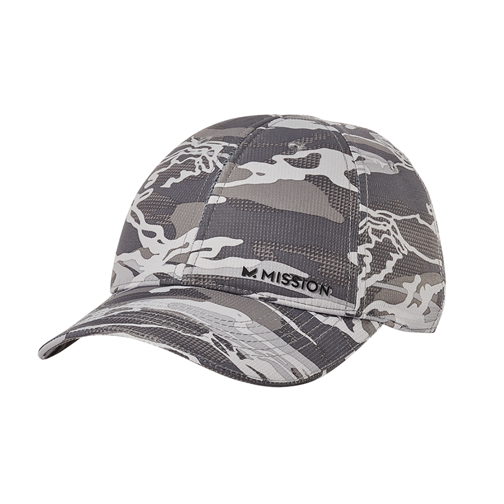 Cooling Performance Hat Caps MISSION One Size Matrix Camo Silver 
