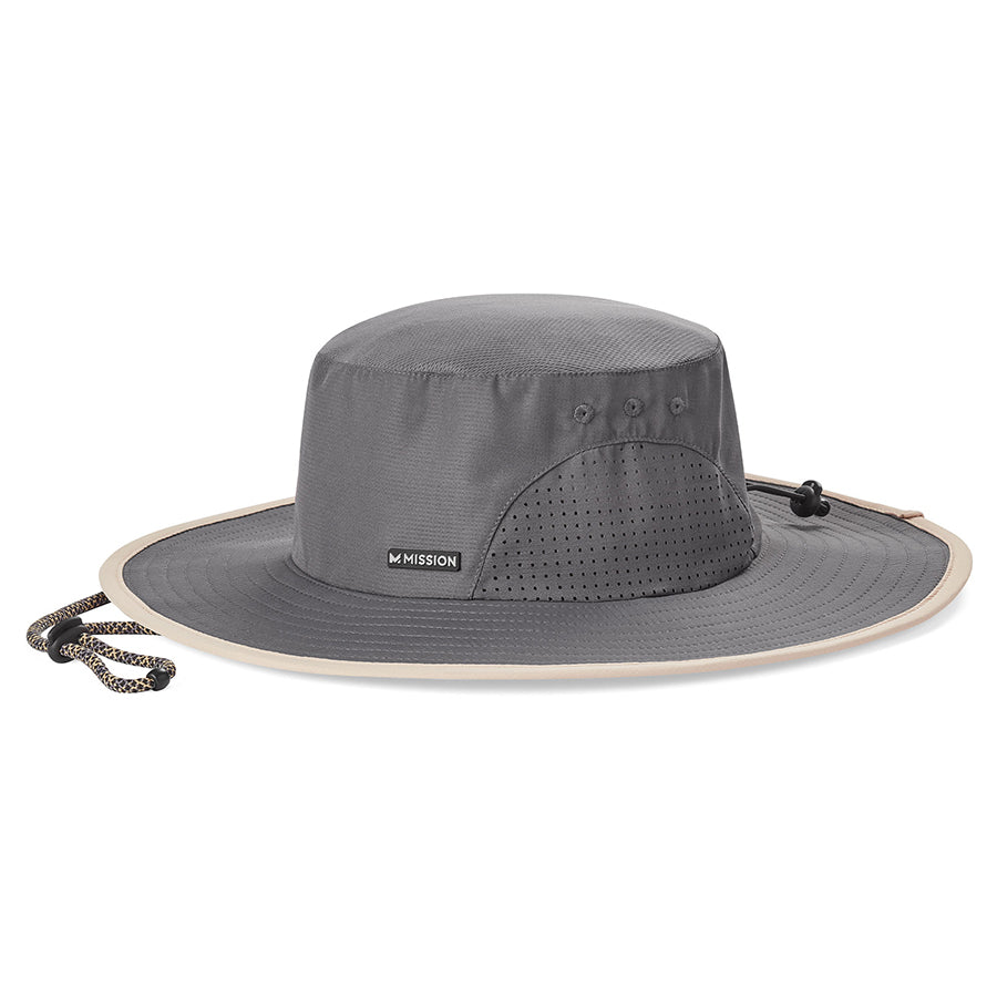 Cooling Elevation Hat Wide Brim Hats MISSION One Size Iron Gate 