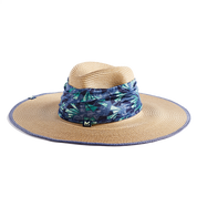 Cooling PermaStraw Hat Wide Brim Hats MISSION One Size Natural Mosaic 