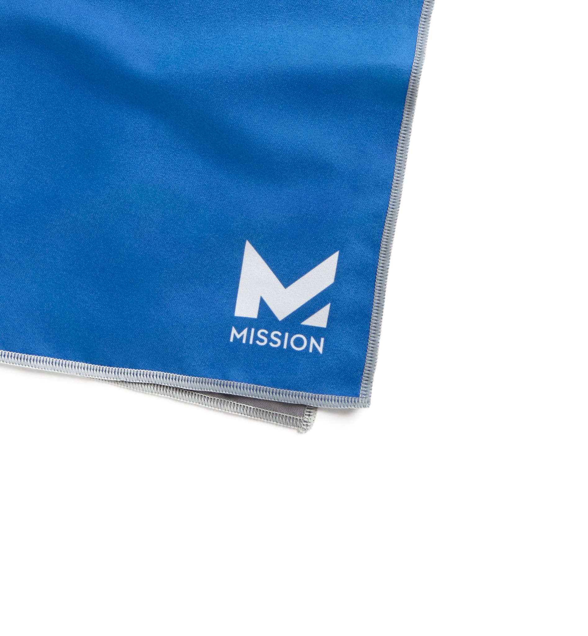 Serviette Rafraîchissante Mission - Bleue, Réutilisable - 20 X 76 Cm - NEUF