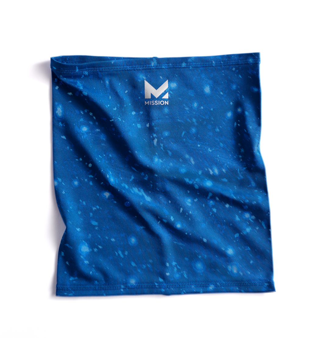 Youth Cooling Compact 6-in-1 Gaiter Neck Gaiters MISSION One Size Particle Estate Blue 