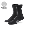 Lightweight Crew Socks - 2 Pairs Socks MISSION Black M 