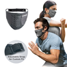 All-Season Adjustable Sport Mask Face Masks MISSION   