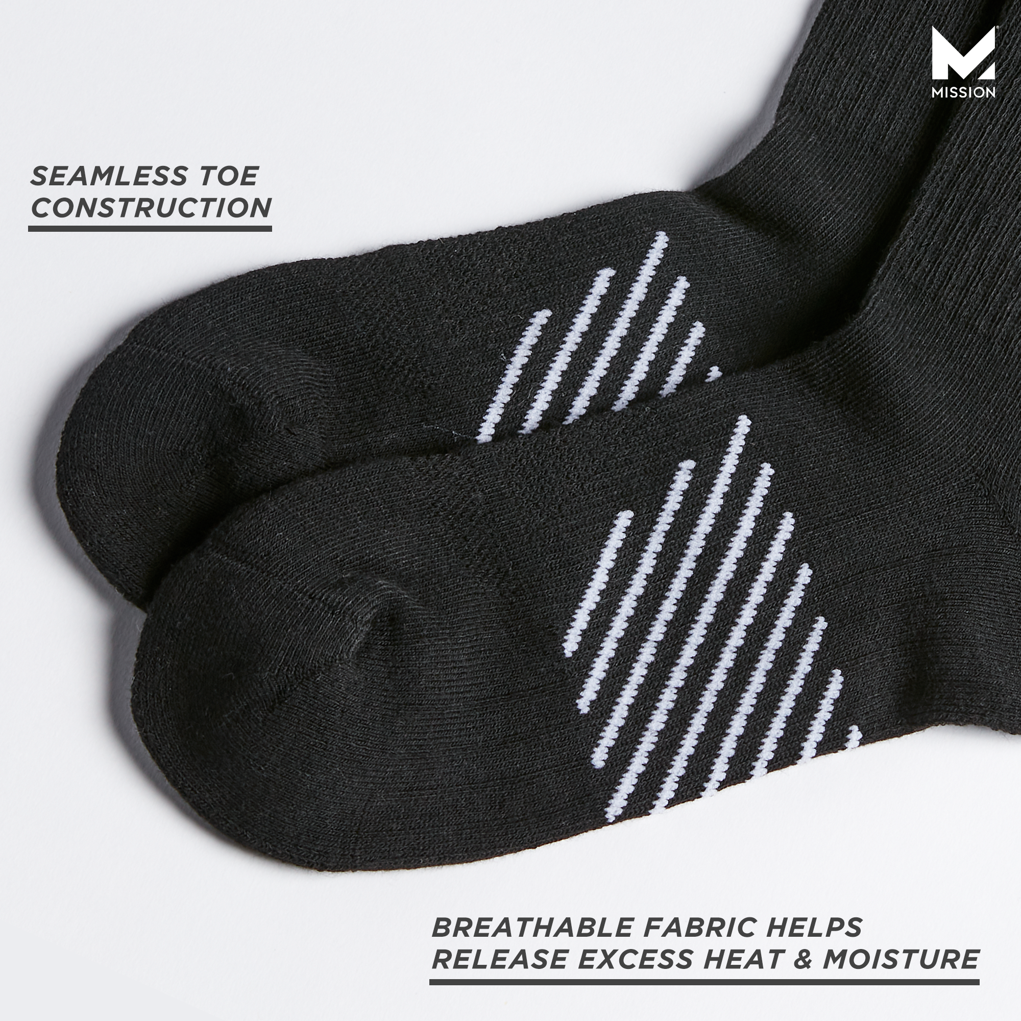 Lightweight Ankle Socks - 2 Pairs Socks MISSION   
