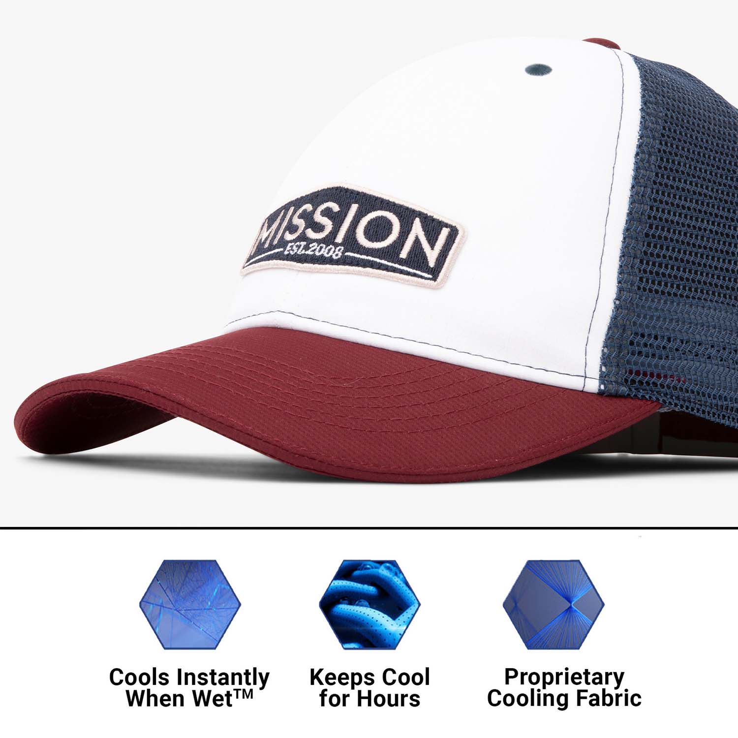 Cooling Westchester Hat Caps MISSION   