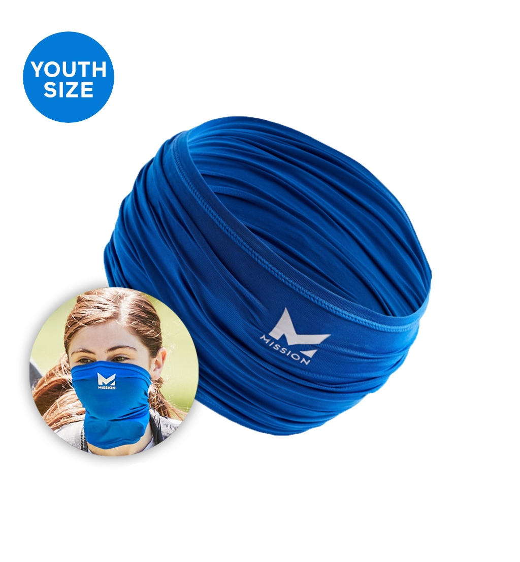 Youth Cooling Compact 6-in-1 Gaiter Neck Gaiters MISSION   