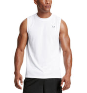 VaporActive Alpha Sleeveless T-Shirt | Bright White Shirts Mission Medium White 