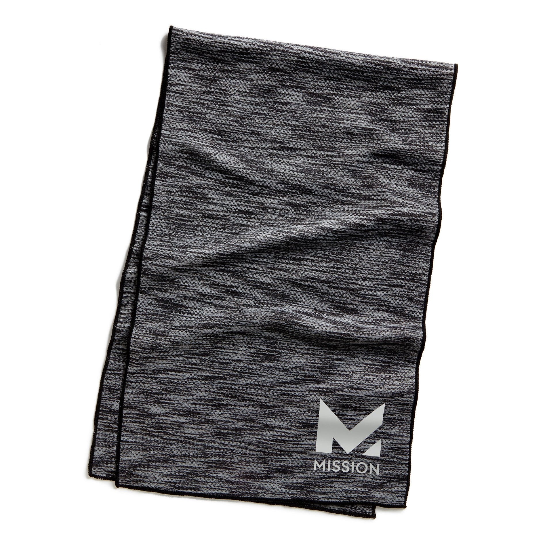 Premium Cooling Towel Towels MISSION One Size Charcoal Space Dye 