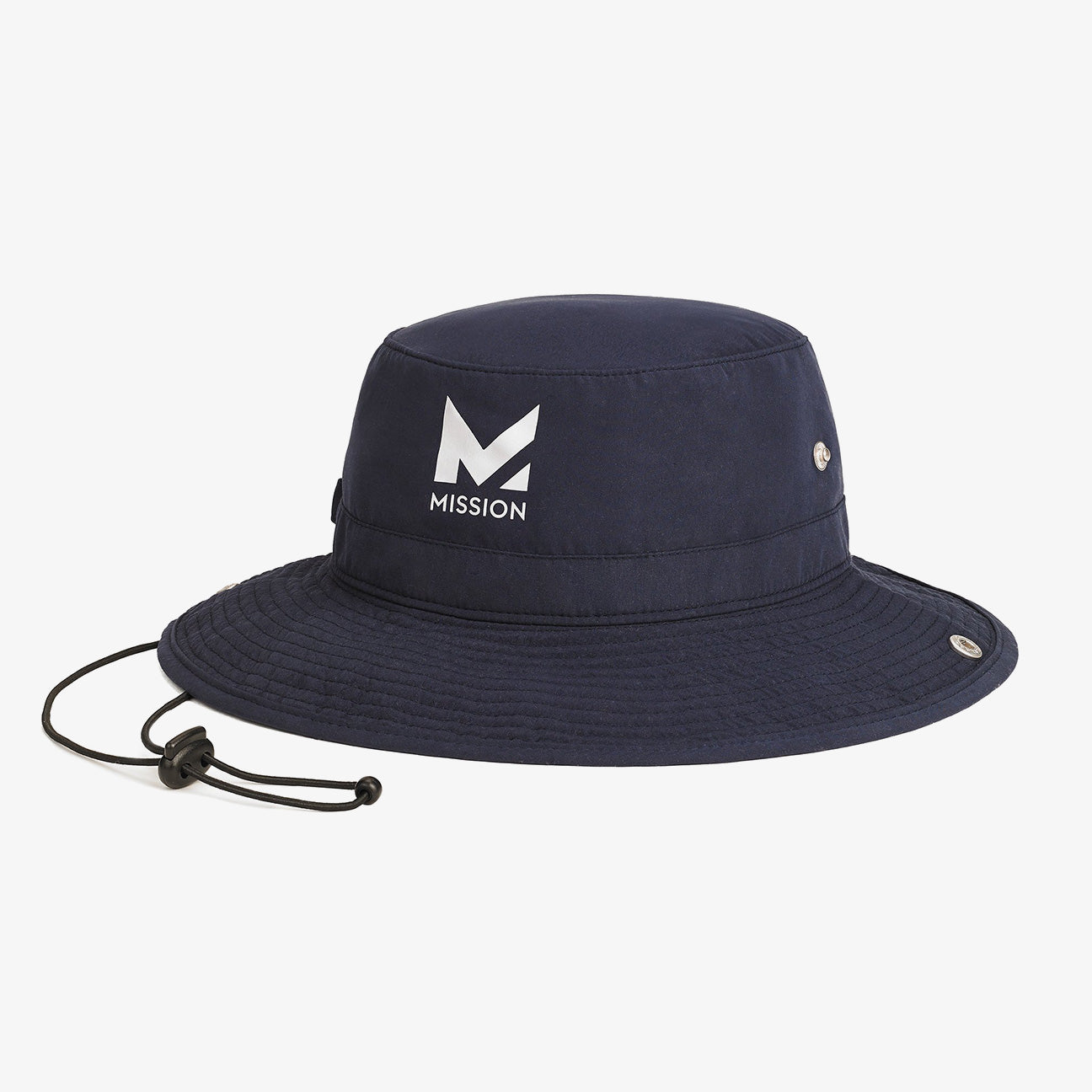 Cooling Bucket Hat Wide Brim Hats MISSION One Size Navy 