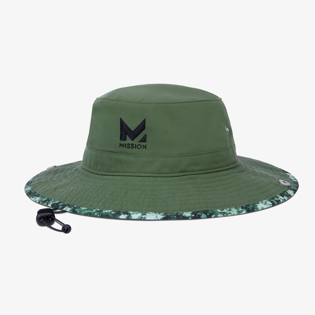 Cooling Bucket Hat Wide Brim Hats MISSION One Size Olive Ash Ice 