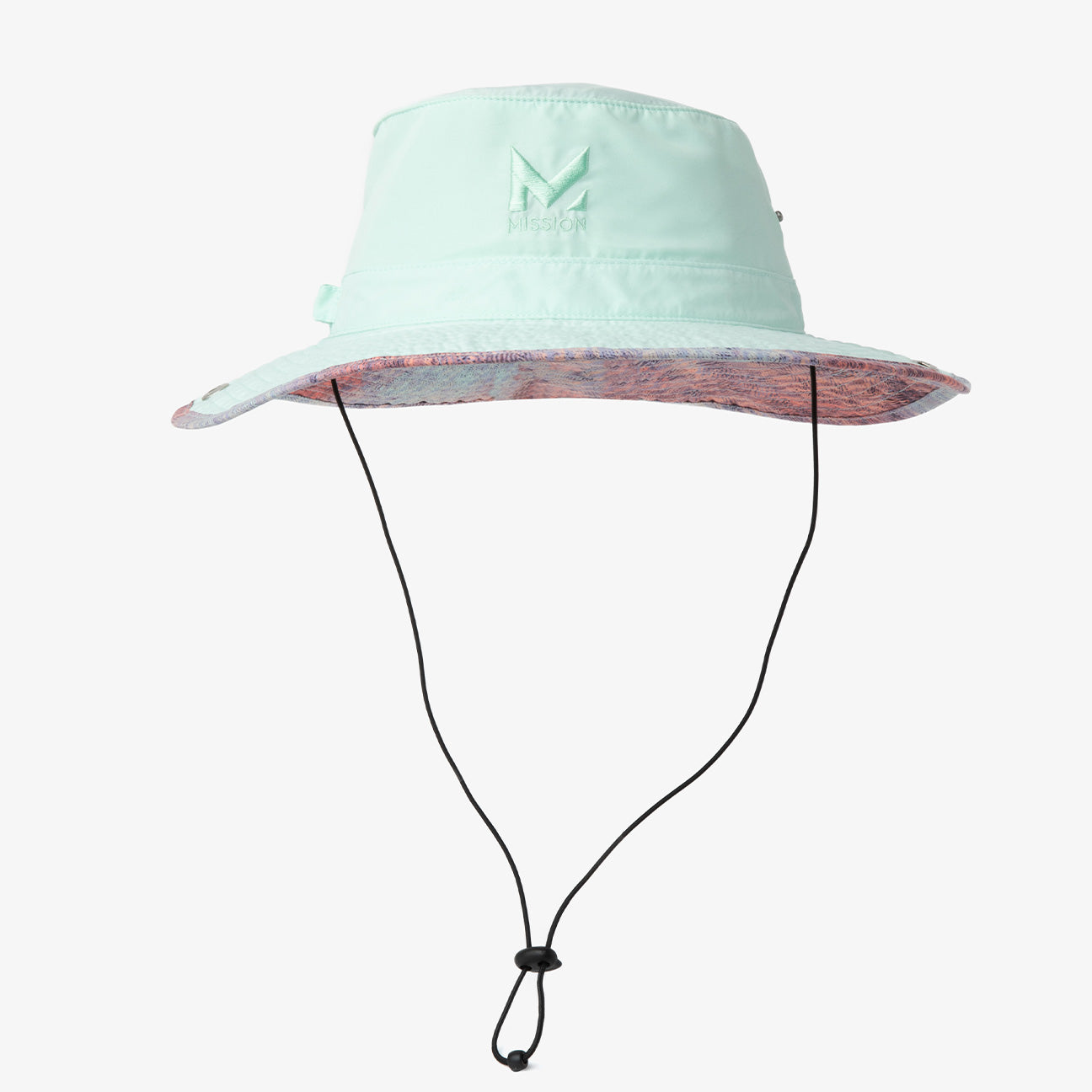 Cooling Bucket Hat Wide Brim Hats MISSION One Size Honeydew Prism 