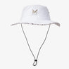 Cooling Bucket Hat Wide Brim Hats MISSION One Size White Cement 