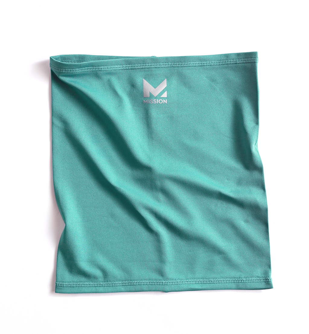 Youth Cooling Compact 6-in-1 Gaiter Neck Gaiters MISSION One Size Aqua Sky 